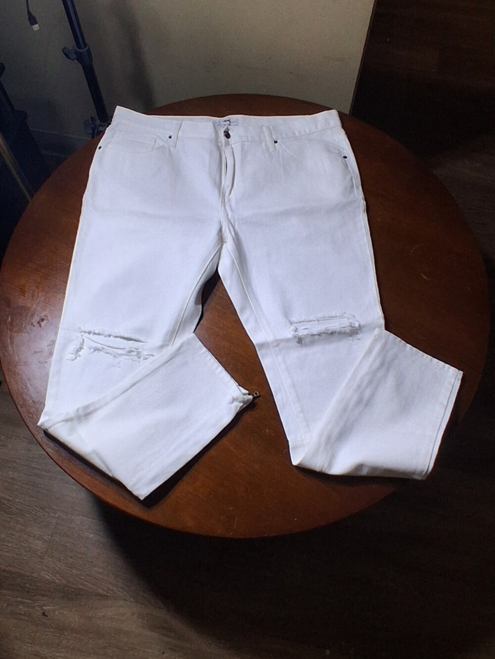 Fashion Nova Quentin Skinny Jeans - White Size 40
